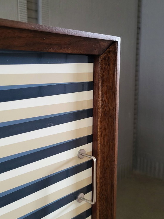 Image 1 of Vintage walnut wooden sideboard, 1960s, colour