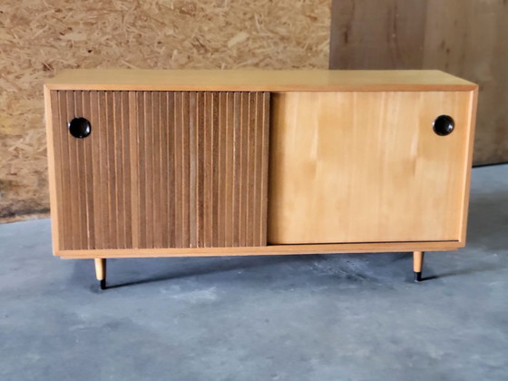 Image 1 of Sideboard in ash wood by Erich Stratmann for Idee Möbel 1950