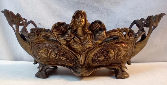 Image 1 of Brass Jardinière