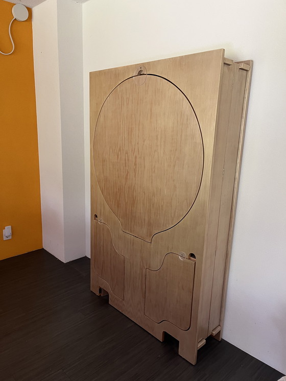 Image 1 of Cabinet and dining table made of thick plywood