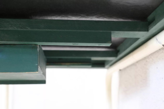 Image 1 of Konsole Stahlrohrplatte Glasplatte Schwarz