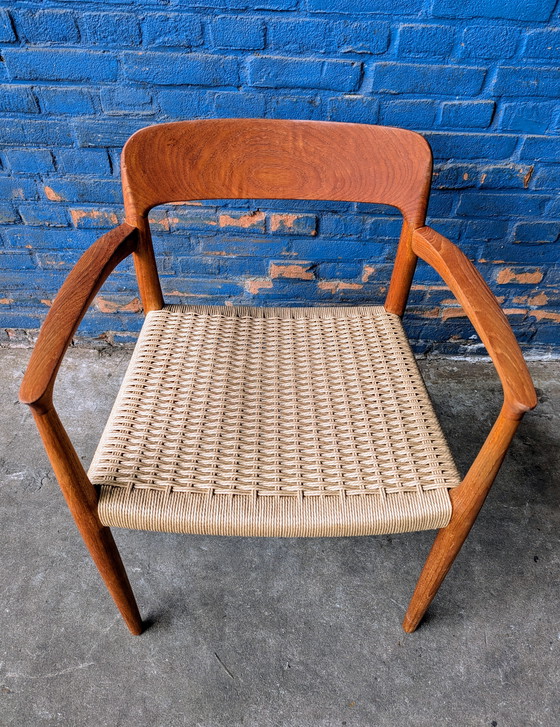 Image 1 of Midcentury Danish armchair - model 56 - J.L. Møllers møbelfabrik