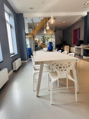 Moroso chair made of plastic designed by Ross Lovegrove