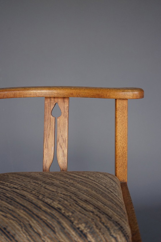 Image 1 of Englische Eckstühle im Stil des Arts and Crafts von Liberty & Co. 1920s