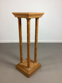 Eighties vintage pedestal pillar plant stand