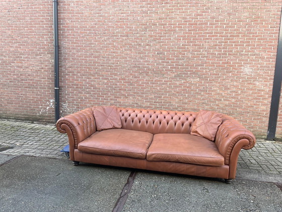 Image 1 of Vintage Chesterfield 3/4 Seater