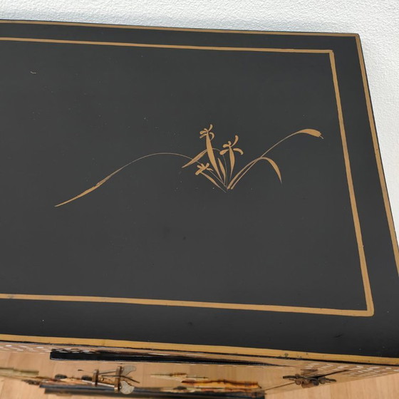 Vintage Chinese bruidskast servieskast buffetkast Chinoise – Buffetkasten, Wood (photo 11 of 18)