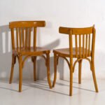 Set of antique Bistro chairs (c.1920). Set of 2 pieces #5 – Dining chairs (photo 6 of 40)