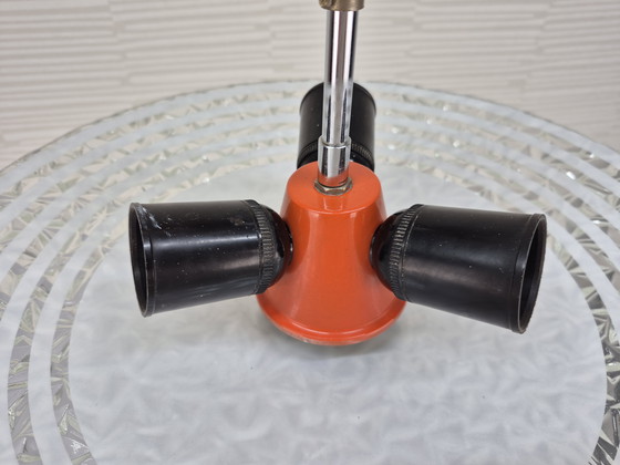 Image 1 of Lampada da soffitto "Ombrello rovesciato". Lampada vintage in vetro.