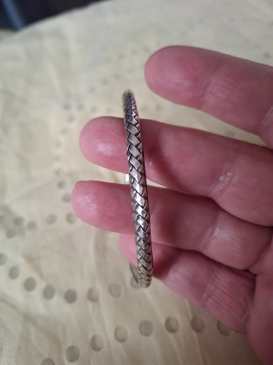 Image 1 of Massief zilveren armband, 20 cm (geschikt voor polsen van 18,5 tot 22 cm)