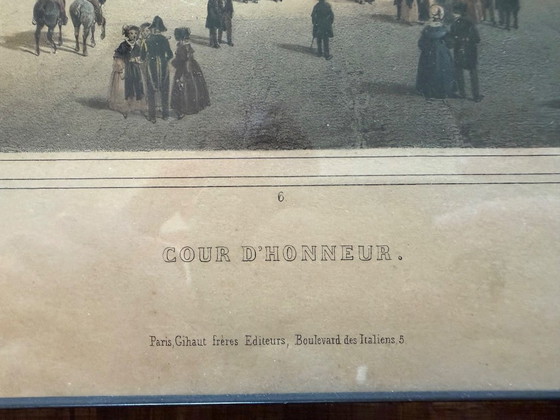 Image 1 of Serie di litografie colorate a mano del XIX secolo di Gihaut Frères