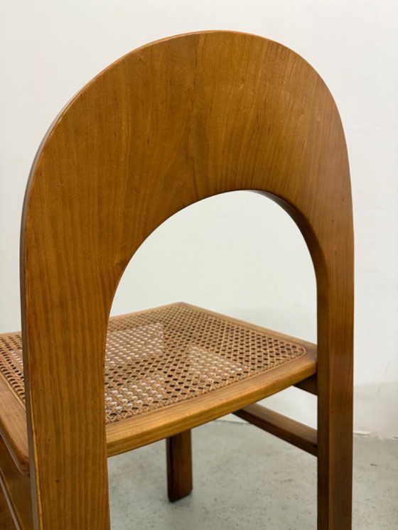 Image 1 of 6x 'Arcadia' stoelen van A. Caraceni, Italië jaren 70