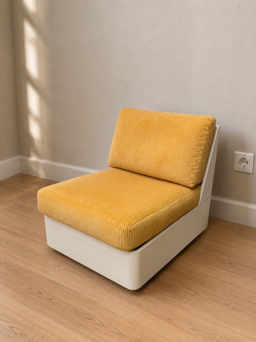 2x COR Patera Cord Vintage Sessel Lounge Chair Space Age 70er – fauteuils, Wood