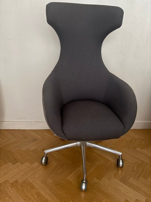Rochebobois CEO Office Chair – Roche Bobois, bureaustoelen, Metal, Textile