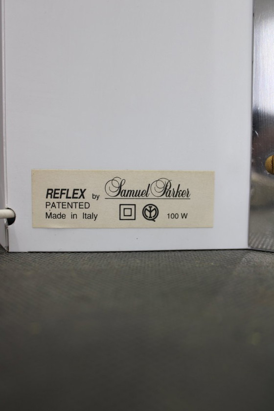 Image 1 of 1980 Samuel Parker "Moon" tafellamp voor Slamp, Italië