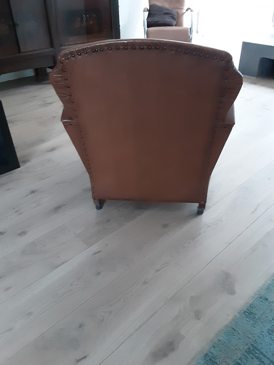 Image 1 of Fauteuil Club en cuir