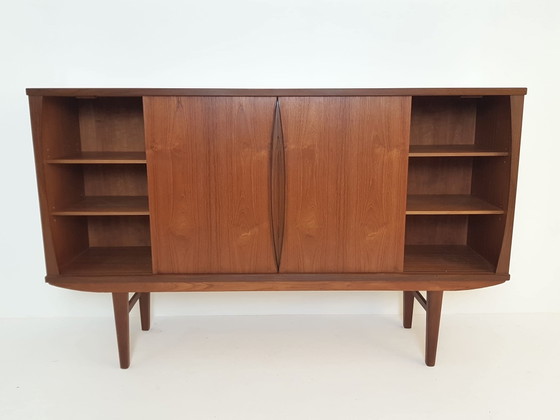 Meuble haut vintage danois | Armoire murale | Meuble mural en teck – Vaisseliers, Wood (photo 3 of 15)