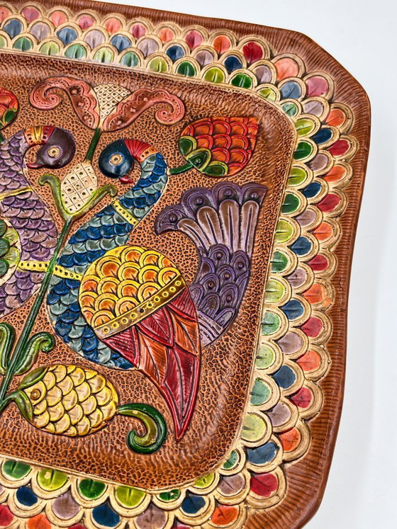 Image 1 of Quadratischer Keramikteller von Ceramica del Convento