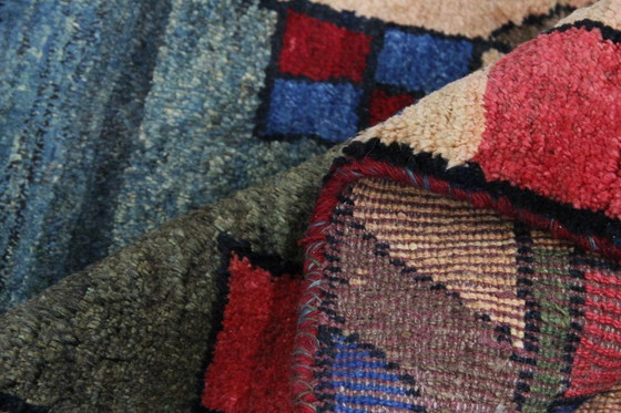 Image 1 of Original Persian carpet Gabbeh Ghashghai oriental carpet 154 cm x 112 cm old natural