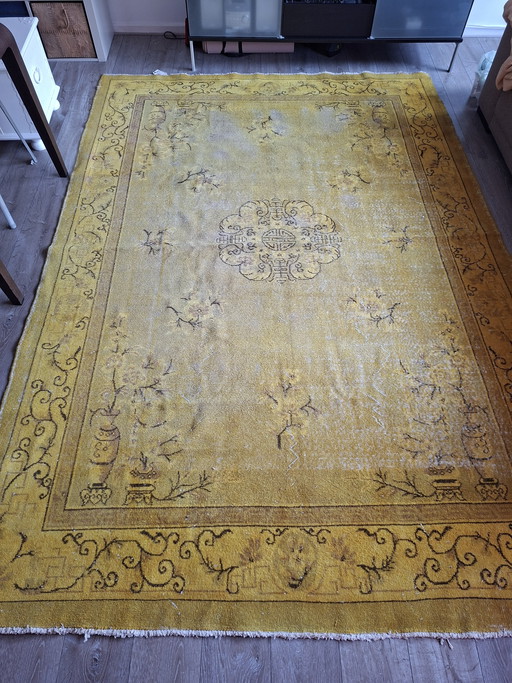 Opnieuw geverfd tapijt 3,10 x 2,13