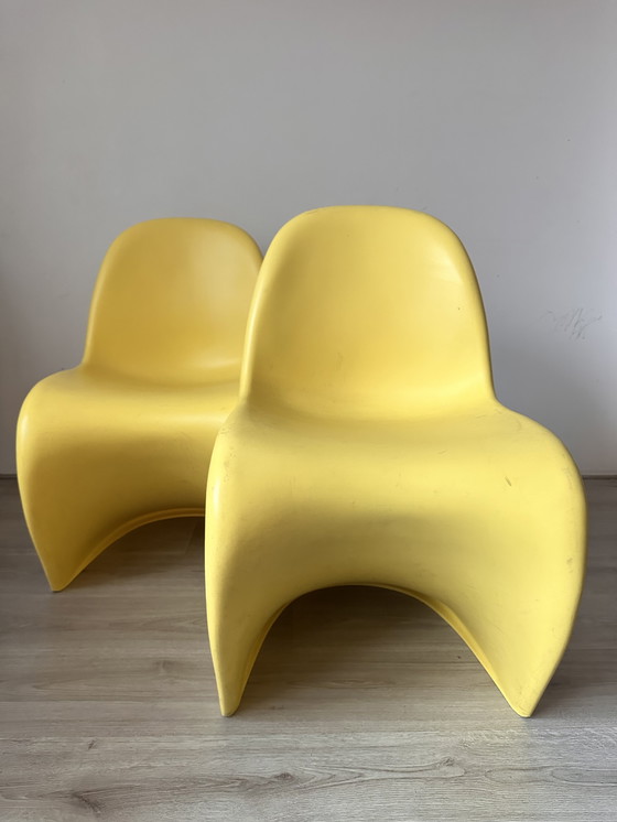 Image 1 of 2x Vitra Panton Designstühle