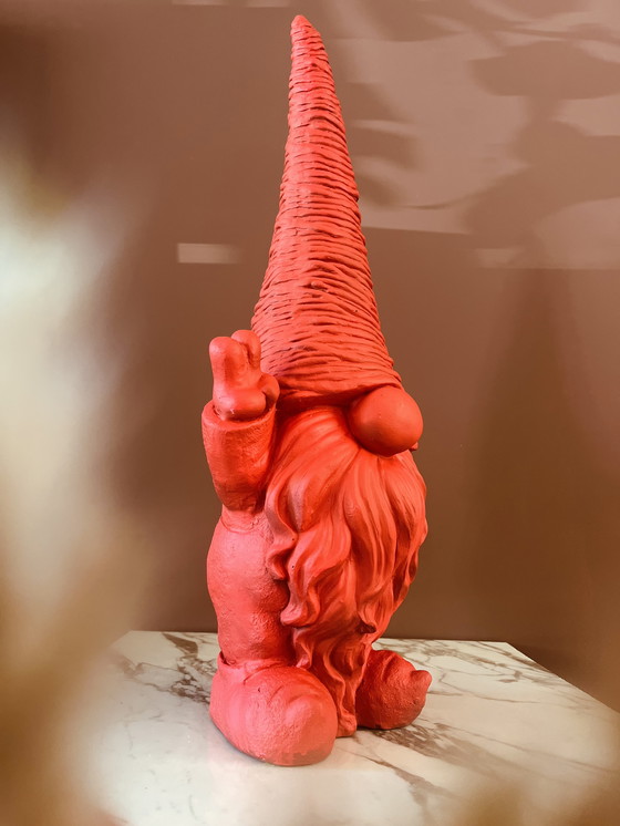 Image 1 of Statue de gnome en plâtre