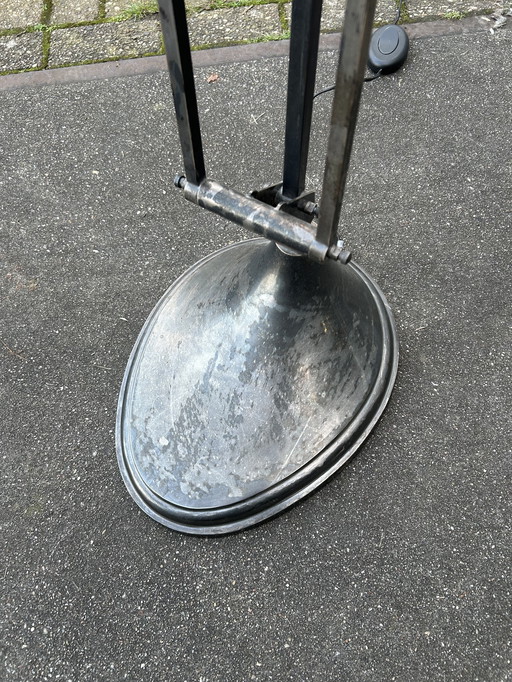 Grote industriële vloerlamp – Flamant – verstelbare arm