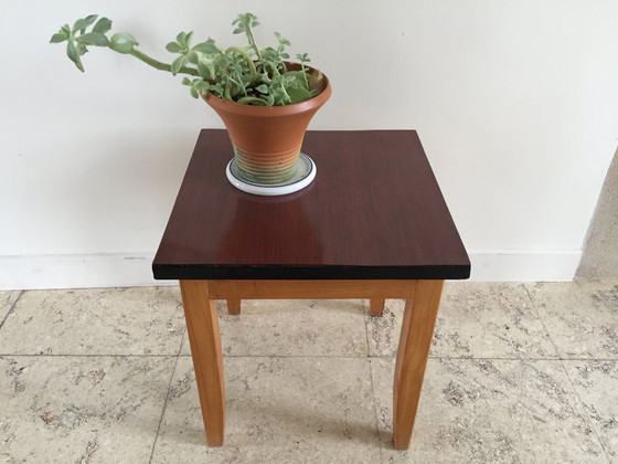 Vintage FORMICA Bijzettafel Krukje – lamine (photo 8 of 18)