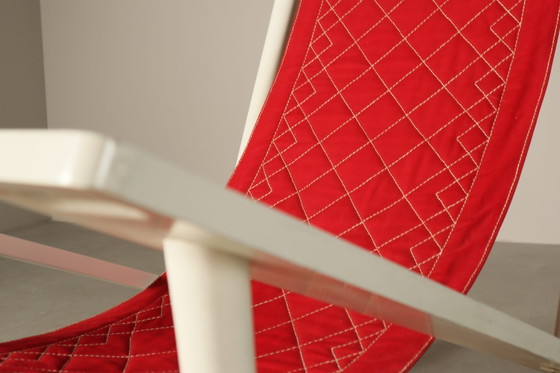 Image 1 of Gilles Sermadiras for Maison et Jardin, “Deauville” rocking chair, France