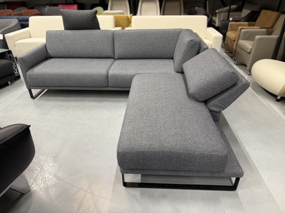 Image 1 of Rolf Benz Cara Corner Sofa Kvadrat Panama fabric