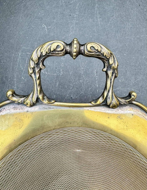 Barockes Podest-Mittelstück – Tischdekoration, Metal, Art Deco (photo 8 of 10)