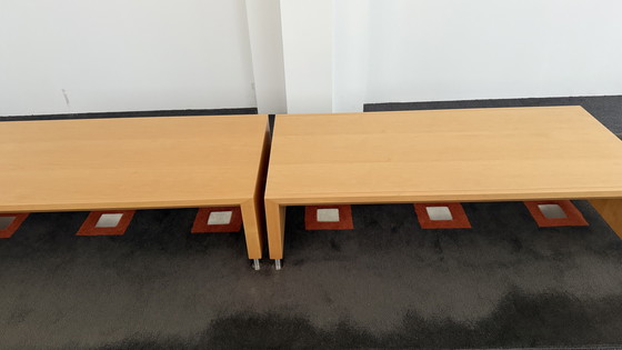 Image 1 of Wool carpet with stainless steel inlay