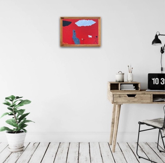 Image 1 of Acrilico su tela 46x33 cm.