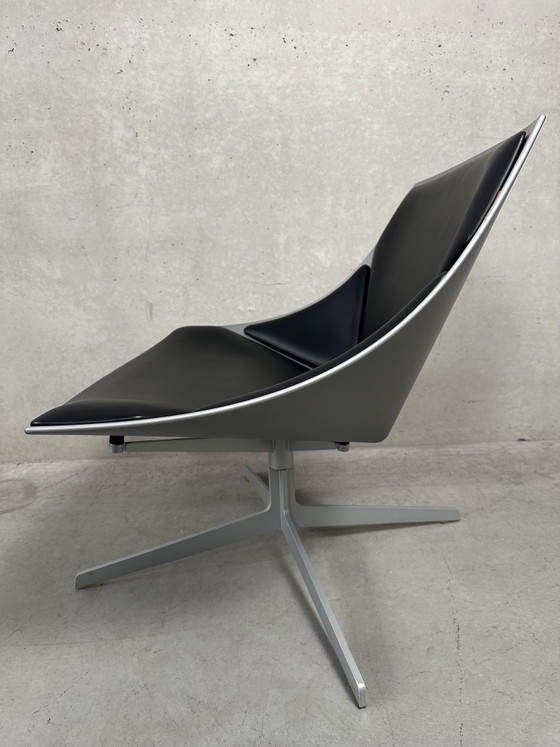 Design space lounge zetel - Fritz Hansen – Draaistoelen, Fiberglass, Aluminium, Vintage (photo 8 of 15)