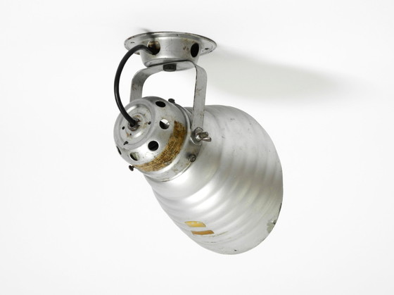 Image 1 of Lampada da parete o da soffitto degli anni '30 di Adolf Meyer per Zeiss Ikon con paralume regolabile in vetro specchiato