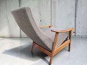 Fauteuil inclinable vintage Mid-Century – style Milo Baughman