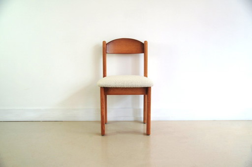 chaise en bois massif rembourrée