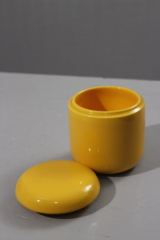 Image 1 of Pino Spagnolo & Sicart Italia - Senapiera vintage in ceramica, Space Age, anni '70