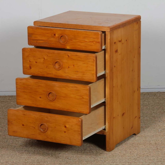 Image 1 of Pine storage unit, Selected by Charlotte Perriand for Les Arcs, 1960