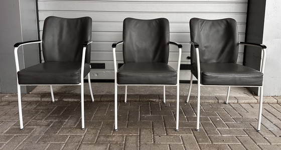 Image 1 of 6x Bert Plantagie Rumba design dining room chairs