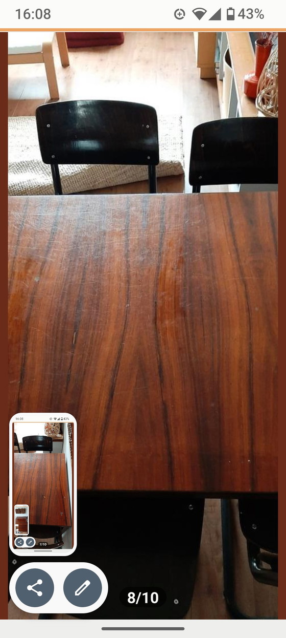 Image 1 of Belle table à manger en palissandre