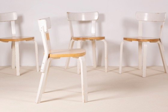 Image 1 of 4x Alvar Aalto modèle 69, Artek Finlande