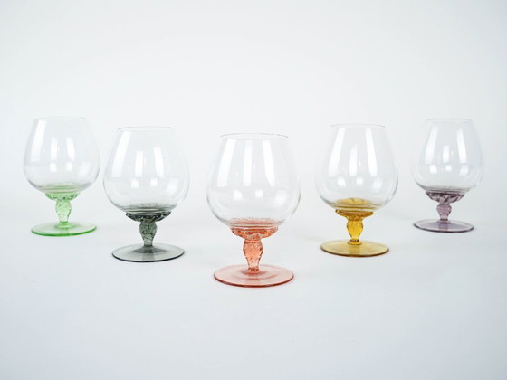 Image 1 of Set di bicchieri da cognac, design italiano, anni '70, produzione: Italia