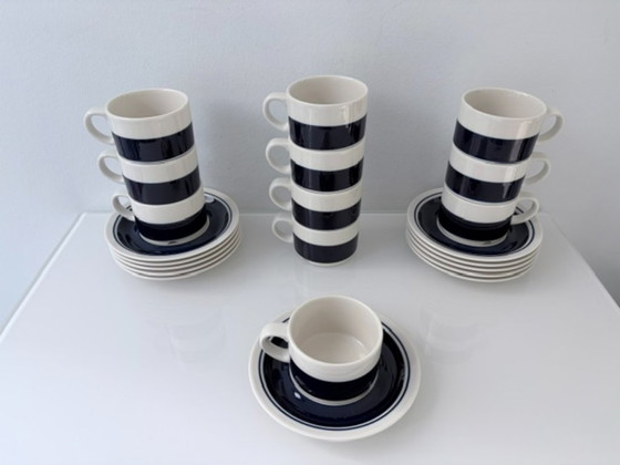 Vintage Arabia Finland Kasino – 11 Tasses Et Soucoupes – Vaisselle, Ceramic (photo 2 of 7)