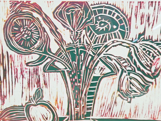 Edgar Carl Bettermann, Stillleben, 1988, Linolschnitt – Lithographien & Drucke (photo 8 of 8)