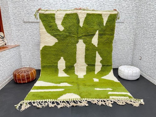 Tappeto tradizionale in pura lana, fatto a mano e su misura, 2/3 m – Aime Té, vloerkleden en tapijten, Wool