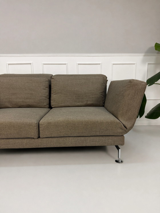 Image 1 of Brühl Moule Bank Braun Grau Schlafsofa Rollen
