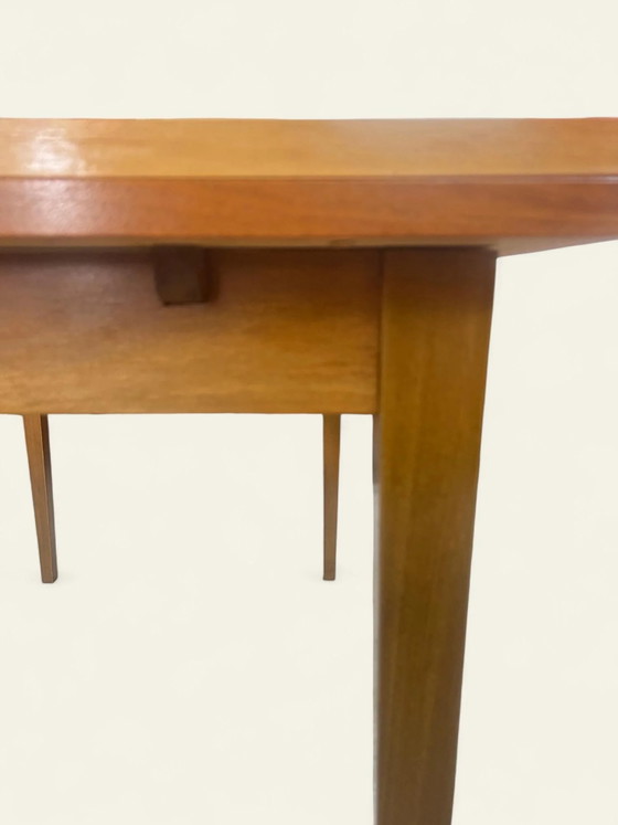 Vintage Extendable Table by Palette Möbelwerk | Mid-Century Dining Table | Scandinavian Design – Wood (photo 7 of 8)