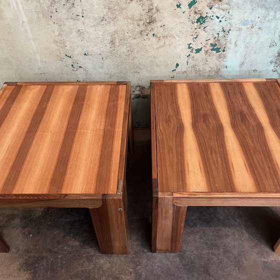 Image 1 of Set of 2 coffee tables model 771 by Afra and Tobia Scarpa for Cassina