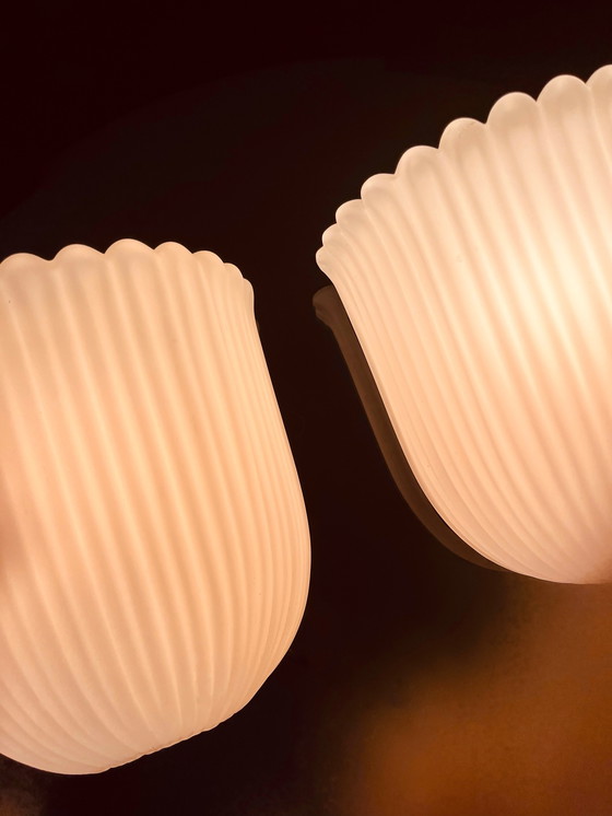 Image 1 of Set Glashütte Tulip Wall Lamps